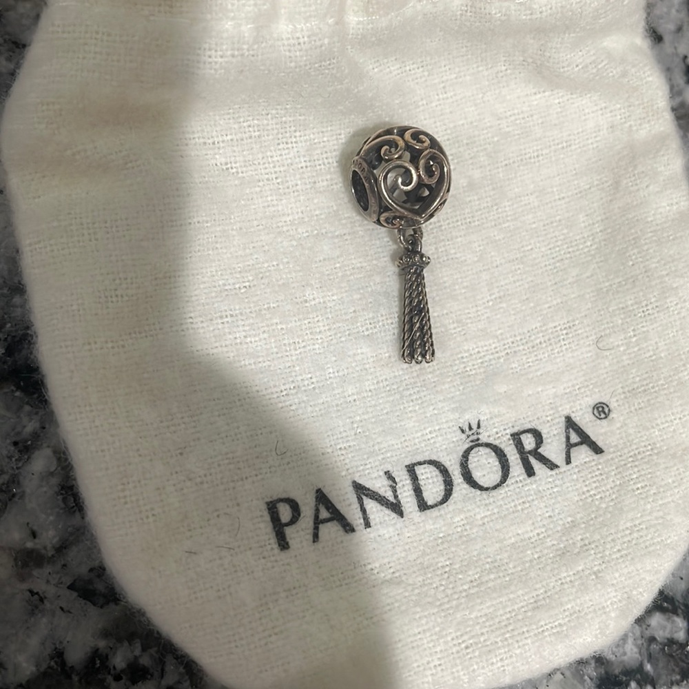 Pandora Charm with Tassel